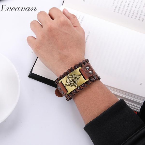 eueavan 5pcs wholesale antique pterosauria dragon charm bracelet wide cuff black leather bangles punk jewelry gift for men, Golden;silver
eueavan 5pcs wholesale antique pterosauria dragon charm bracelet wide cuff black leather bangles punk jewelry gift for men, Golden;silver