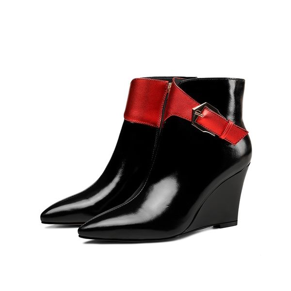 2021 complete new leather genuine female concise ankle winter high heels to black toe boots 39 omr6
2021 complete new leather genuine female concise ankle winter high heels to black toe boots 39 omr6