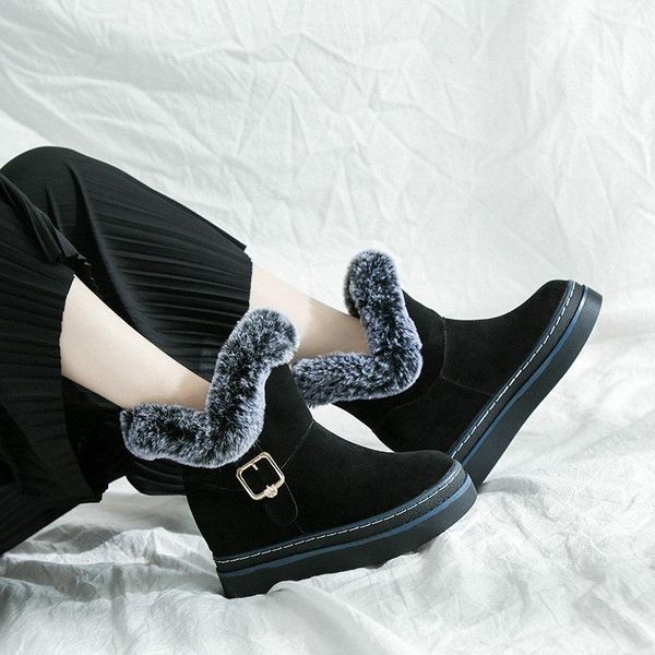 boots 2021 large size 34-40 women winter fashion warm fur plush shoes woman platform ankle snow, Black
boots 2021 large size 34-40 women winter fashion warm fur plush shoes woman platform ankle snow, Black