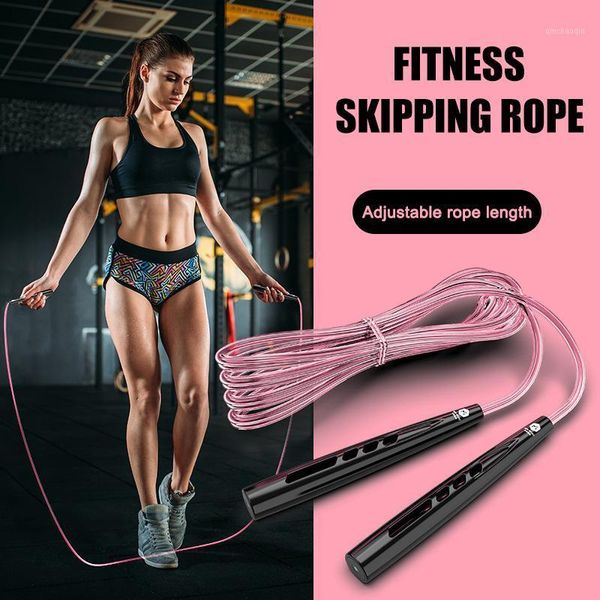 jump ropes fitness wire rope skipping speed cable for aerobic exercise training pink women sal991
jump ropes fitness wire rope skipping speed cable for aerobic exercise training pink women sal991