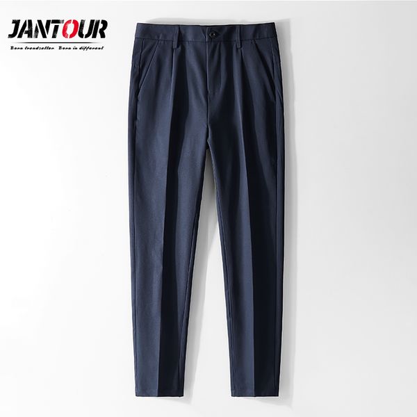 jantour brand spring autumn long pants men brand business casual black blue khaki stretch slim fit trousers mens c1018
jantour brand spring autumn long pants men brand business casual black blue khaki stretch slim fit trousers mens c1018