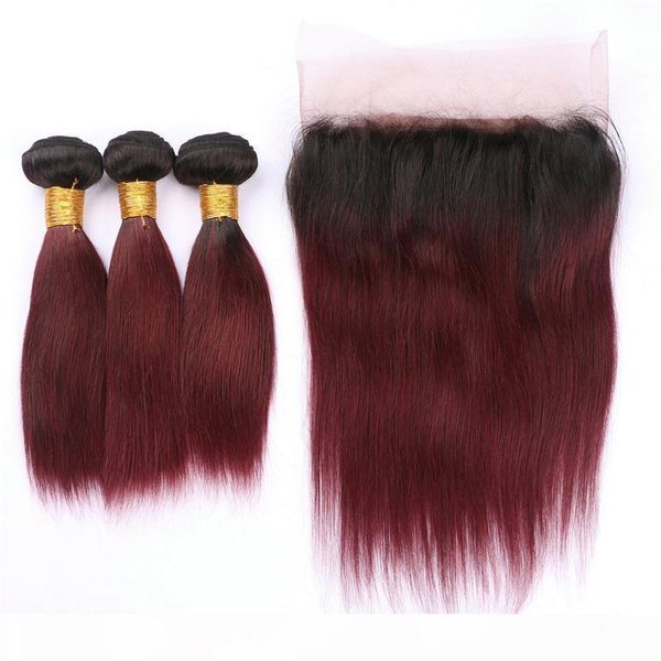 ombre burgundy pre plucked 360 lace band frontal with hair bundles dark root 1b 99j straight hair weft with 360 lace frontal, Black;brown
ombre burgundy pre plucked 360 lace band frontal with hair bundles dark root 1b 99j straight hair weft with 360 lace frontal, Black;brown