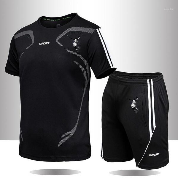 men's tracksuits summer short sleeve suit sport gym basketball tennis shirt quick dry fitness sports set suits sportswear1, Gray
men's tracksuits summer short sleeve suit sport gym basketball tennis shirt quick dry fitness sports set suits sportswear1, Gray