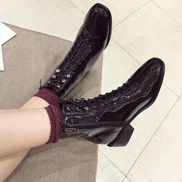 brand women's shoes lady boots low heels booties bootee woman 2020 zipper fashion sports ladies rock rubber mid-calf mid calf, Black
brand women's shoes lady boots low heels booties bootee woman 2020 zipper fashion sports ladies rock rubber mid-calf mid calf, Black
