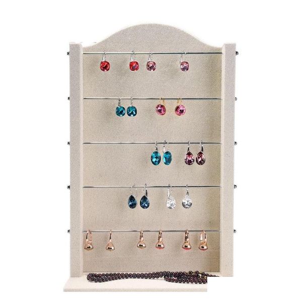 high-grade linen earrings ring bracelet jewelry display stand holder rack five layer metal necklace storage organizer boards xdmna bzvus, Slivery;golden
high-grade linen earrings ring bracelet jewelry display stand holder rack five layer metal necklace storage organizer boards xdmna bzvus, Slivery;golden