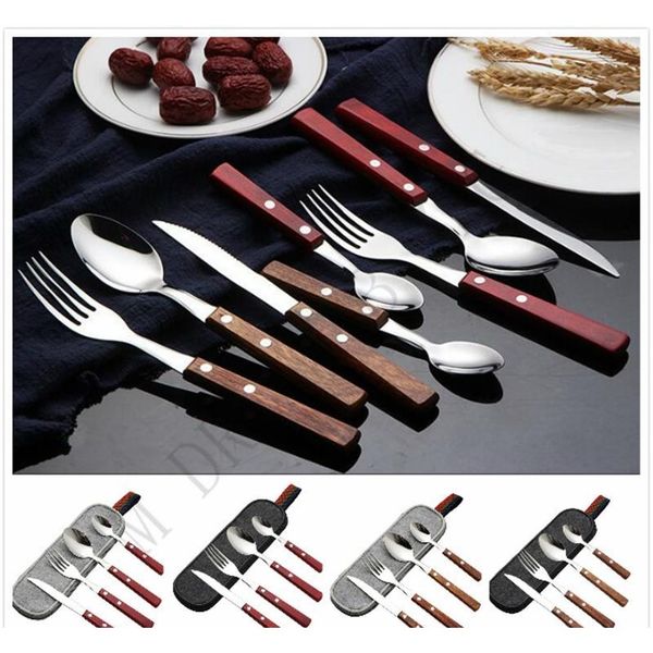 natural flatware durable wooden handle tableware portable 304 stainless steel flatware sets fork knife teaspoon spoon gq37z
natural flatware durable wooden handle tableware portable 304 stainless steel flatware sets fork knife teaspoon spoon gq37z