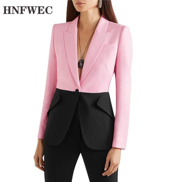2020 new turn -down collar full sleeves contrast colors single buttons deep v bust jacket female l248, Black;brown
2020 new turn -down collar full sleeves contrast colors single buttons deep v bust jacket female l248, Black;brown