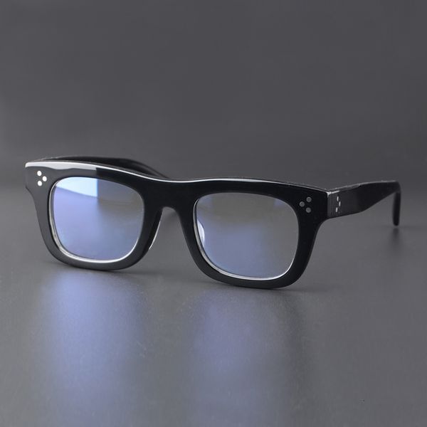 vazrobe vintage frames male black acetate glass men's glasses for prescription optical eyewear, White;black
vazrobe vintage frames male black acetate glass men's glasses for prescription optical eyewear, White;black