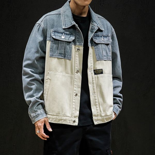 2021 new denim jeans autumn spring fashion male jackets outward clothes oversize fhtl, Black;brown
2021 new denim jeans autumn spring fashion male jackets outward clothes oversize fhtl, Black;brown