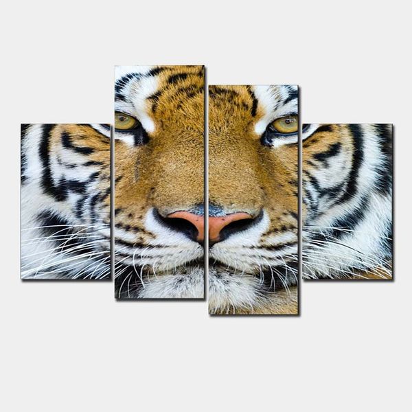 4 piece set tiger avatar wall art painting pictures print on canvas animal the picture for home modern decoration customizable size
4 piece set tiger avatar wall art painting pictures print on canvas animal the picture for home modern decoration customizable size