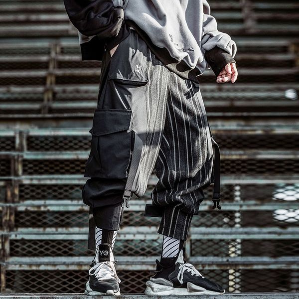 hjcu6 new men's trend pants casual pants fashion casual striped batch brand functional style leggings loose men's guochao in autum, Blue
hjcu6 new men's trend pants casual pants fashion casual striped batch brand functional style leggings loose men's guochao in autum, Blue