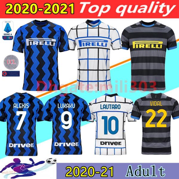 20 21 inter soccer jerseys home away shirt 2020 2021 lukaku lautaro alexis vidal eriksen barella hakimi third football shirts, Black;yellow
20 21 inter soccer jerseys home away shirt 2020 2021 lukaku lautaro alexis vidal eriksen barella hakimi third football shirts, Black;yellow