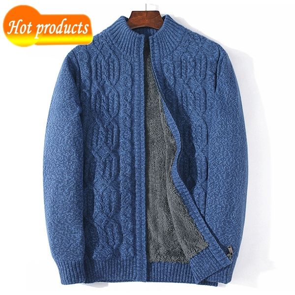 2020 thicken warm cashmere wool lining sweater men's high standard turtleneck man's winter cardigan outwear vksf, White;black
2020 thicken warm cashmere wool lining sweater men's high standard turtleneck man's winter cardigan outwear vksf, White;black