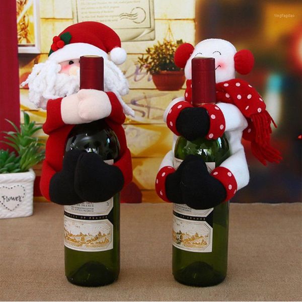 christmas decorations super cute red santa snowman wine bottle cover dinner party gift1
christmas decorations super cute red santa snowman wine bottle cover dinner party gift1