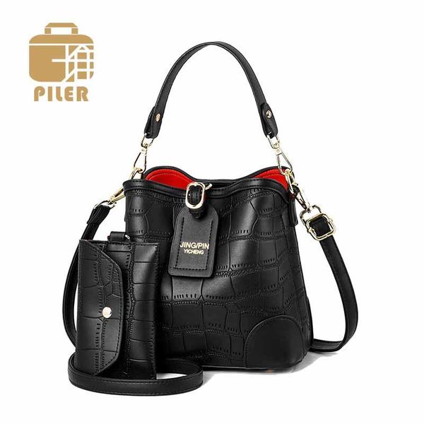 cross body 2pcs/set designer pu leather women bucket shoulder bag vintage large messenger luxury crossbody purse wallet
cross body 2pcs/set designer pu leather women bucket shoulder bag vintage large messenger luxury crossbody purse wallet