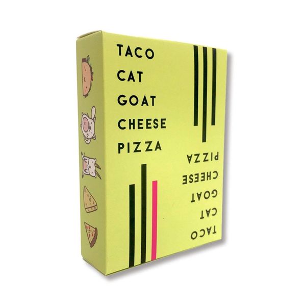 board game taco cat goat cheese pizza party game play it any time any place- convenient take anywhere size game
board game taco cat goat cheese pizza party game play it any time any place- convenient take anywhere size game