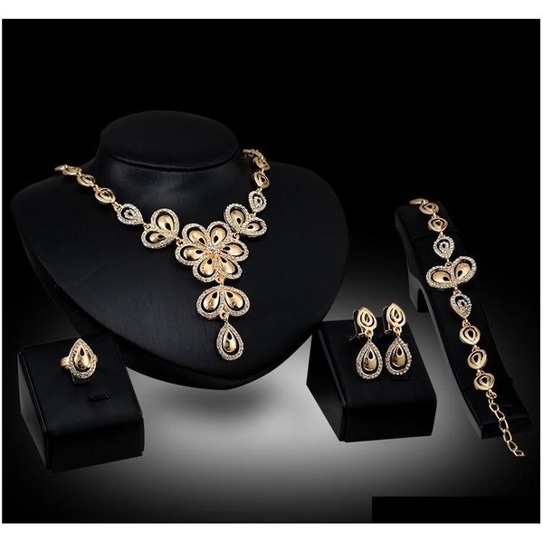 fashion jewelry sets fashion luxury rhinestone wedding jewlry sets women 18k gold plated water drop style party jewelry 4-piece set i38ob, Slivery;golden
fashion jewelry sets fashion luxury rhinestone wedding jewlry sets women 18k gold plated water drop style party jewelry 4-piece set i38ob, Slivery;golden