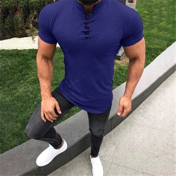 goods in great demandmen's casual t-shirt short sleeve v-neck slim fit muscle concise, White;black
goods in great demandmen's casual t-shirt short sleeve v-neck slim fit muscle concise, White;black