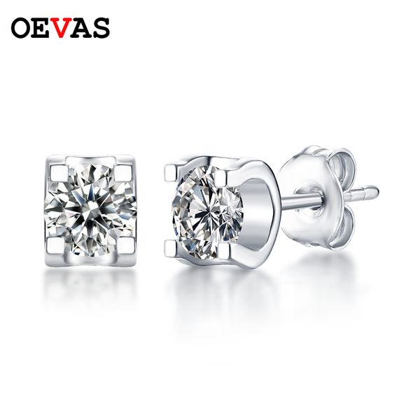 oevas elegant 925 sterling silver real 0.5/1 carat moissanite stud earrings for women wedding party jewelry gifts, Golden;silver
oevas elegant 925 sterling silver real 0.5/1 carat moissanite stud earrings for women wedding party jewelry gifts, Golden;silver