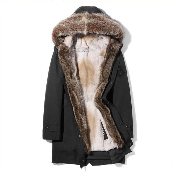 men's leather & faux real coat natural mink raccoon parka winter jacket men luxury fur warm parkas plus size veste mg-1807061 my1979, Black
men's leather & faux real coat natural mink raccoon parka winter jacket men luxury fur warm parkas plus size veste mg-1807061 my1979, Black