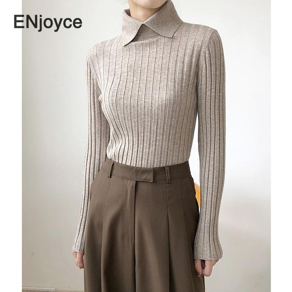 winter new split high collar turtleneck knitted sweater pullover women jumper sweater retro ribbed ladies korean stylish clothes, White;black
winter new split high collar turtleneck knitted sweater pullover women jumper sweater retro ribbed ladies korean stylish clothes, White;black