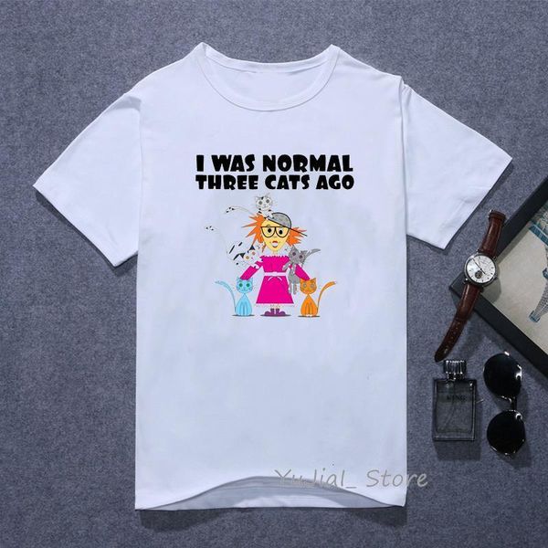 i was normal three cats ago t shirt funny kitten meme gifts female t-shirt for cat lovers animal print summer graphic tees, White
i was normal three cats ago t shirt funny kitten meme gifts female t-shirt for cat lovers animal print summer graphic tees, White