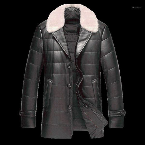 men's leather jacket winter jacket men collar genuine sheepskin coat warm down jackets 4xlmanteau homme hiver my18181, Black
men's leather jacket winter jacket men collar genuine sheepskin coat warm down jackets 4xlmanteau homme hiver my18181, Black