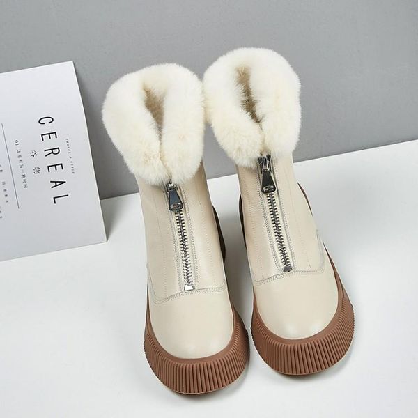 gpokhds 2020 women snow boots cow leather zippers winter warm wool blend round toe high heels boots, Black
gpokhds 2020 women snow boots cow leather zippers winter warm wool blend round toe high heels boots, Black