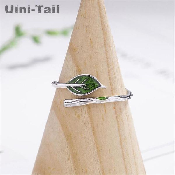 cluster rings uini-tail 925 sterling silver art small fresh branch green leaf ring creative simple opening adjustable gn385, Golden;silver
cluster rings uini-tail 925 sterling silver art small fresh branch green leaf ring creative simple opening adjustable gn385, Golden;silver