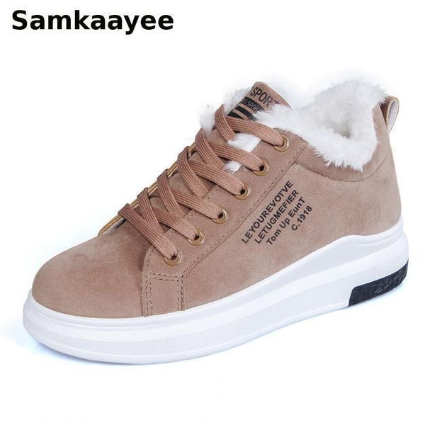 size 35-40 womens boots winter female snow botas lace-up flock letter print sneakers round toe mujer wool warm high shoes 44, Black
size 35-40 womens boots winter female snow botas lace-up flock letter print sneakers round toe mujer wool warm high shoes 44, Black