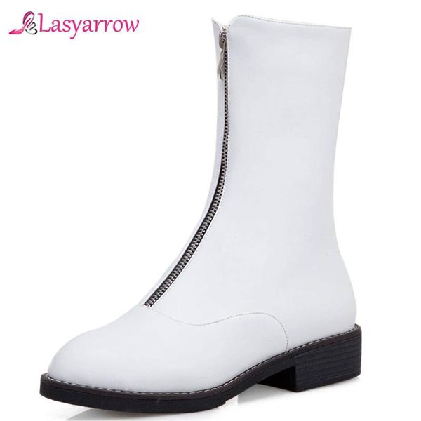 boots lasyarrow fashion square heels 2021 mid-calf woman shoes zipper comfortable low heel women j1011, Black
boots lasyarrow fashion square heels 2021 mid-calf woman shoes zipper comfortable low heel women j1011, Black