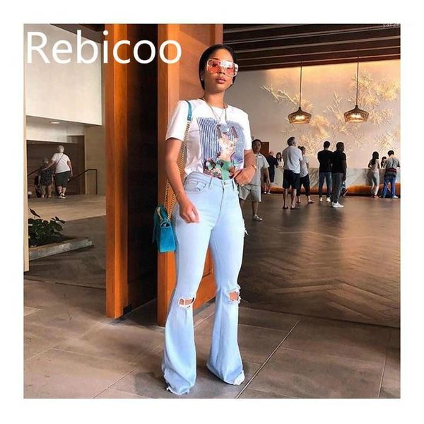 new high waist flare jeans women vintage hollow out hole denim pants casual full length solid trousers1, Blue
new high waist flare jeans women vintage hollow out hole denim pants casual full length solid trousers1, Blue