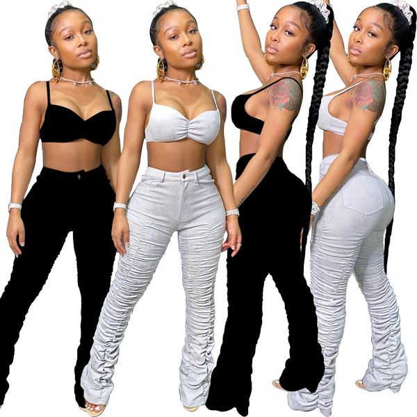 women's jeans high waist ruched pleated pants women bodycon stacked vintage fashion trousers club outfits long 2021, Blue
women's jeans high waist ruched pleated pants women bodycon stacked vintage fashion trousers club outfits long 2021, Blue