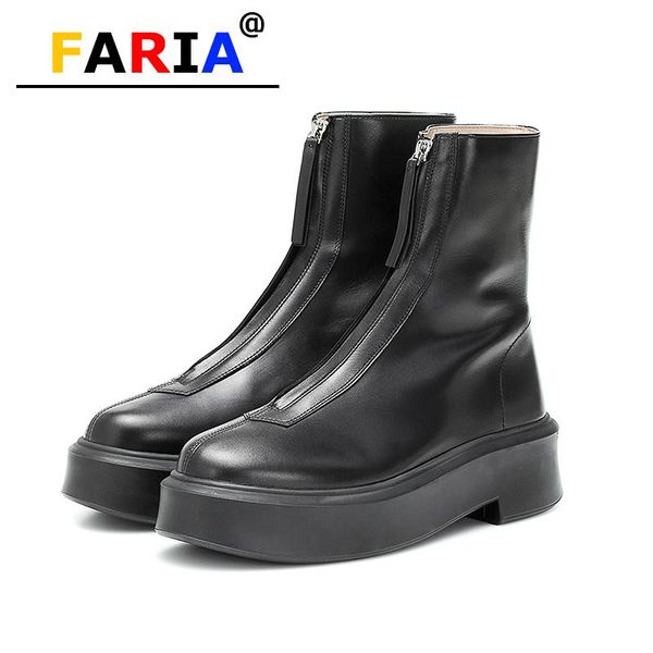 2020 fashion flat platform boots women front zip black abkle basic round toe flat with spring/autumn pu leather lady shoes
2020 fashion flat platform boots women front zip black abkle basic round toe flat with spring/autumn pu leather lady shoes