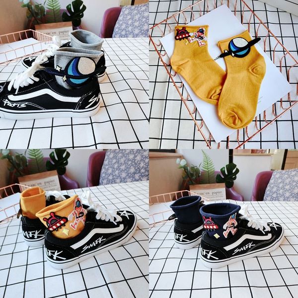 soft girl yuanxiu universe star planet asymmetric embroidery taped cloth curled student women's socks cotton sockspasted cotton socks s, Black
soft girl yuanxiu universe star planet asymmetric embroidery taped cloth curled student women's socks cotton sockspasted cotton socks s, Black
