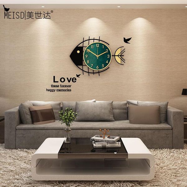 meisd decorative clock wall hanging watch fish designer art home decor quartz room horloge silent return & shipping new
meisd decorative clock wall hanging watch fish designer art home decor quartz room horloge silent return & shipping new