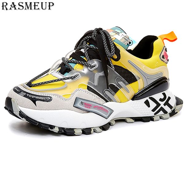 rasmeup harajuku colorful men's sneakers 2020 new fashion breathable men chunky shoes trainers street style male footwear c1019, Black;white
rasmeup harajuku colorful men's sneakers 2020 new fashion breathable men chunky shoes trainers street style male footwear c1019, Black;white