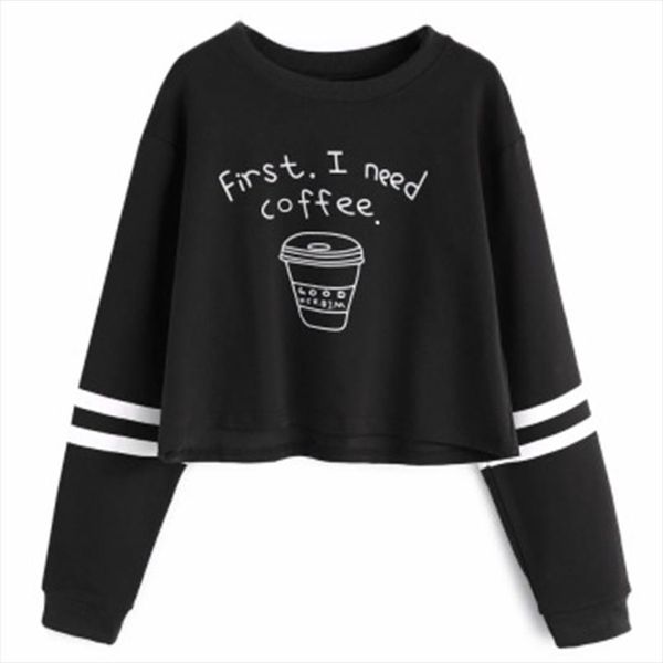 gaoke women hoodies autumn long sleeve o neck pullovers coffee pattern casual hoodies letters short sweatshirt tracksuit, Black
gaoke women hoodies autumn long sleeve o neck pullovers coffee pattern casual hoodies letters short sweatshirt tracksuit, Black