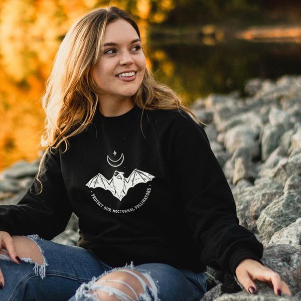 защитить наши nocturnal опылителей eco толстовка моды star moon bat printed vegan пуловеры женщины graphic кофты топы, Black
защитить наши nocturnal опылителей eco толстовка моды star moon bat printed vegan пуловеры женщины graphic кофты топы, Black