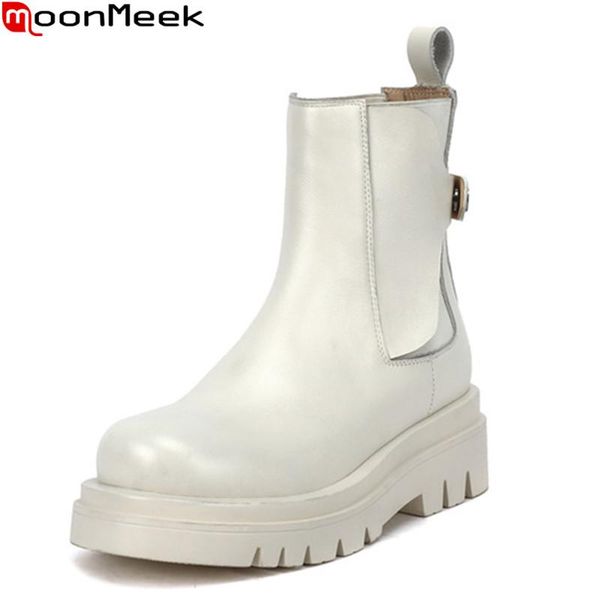 boots moonmeek 2021 genuine leather square heels round toe comfortable ladies shoes autumn winter ankle for woman, Black
boots moonmeek 2021 genuine leather square heels round toe comfortable ladies shoes autumn winter ankle for woman, Black