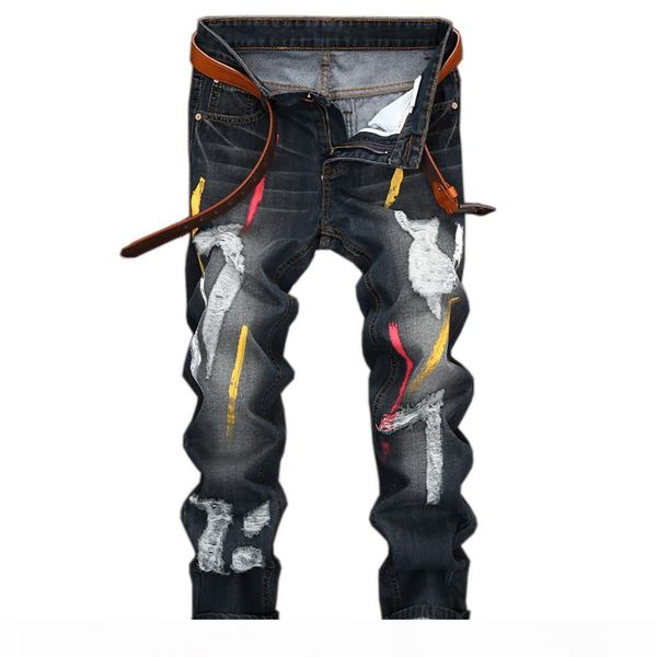 роскошные vantage мужские fashions denim black байкер джинсы брюки printed рваные джинсы мужские брюки homme marque de 20, Blue
роскошные vantage мужские fashions denim black байкер джинсы брюки printed рваные джинсы мужские брюки homme marque de 20, Blue