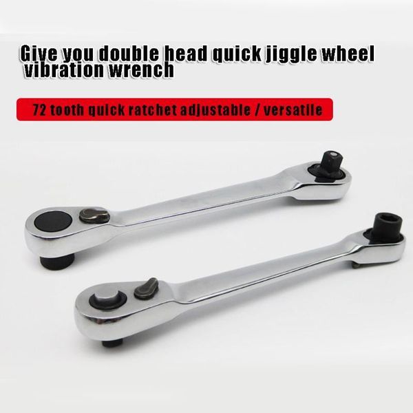 mini dual-use ratchet socket wrench screwdriver interface double-headed spanner ali881
mini dual-use ratchet socket wrench screwdriver interface double-headed spanner ali881