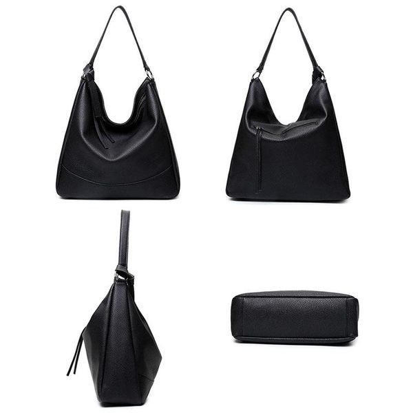 womens hobo black shoulder bag female ladies handbags for soft pu leather hand bags fashion casual tote bags
womens hobo black shoulder bag female ladies handbags for soft pu leather hand bags fashion casual tote bags