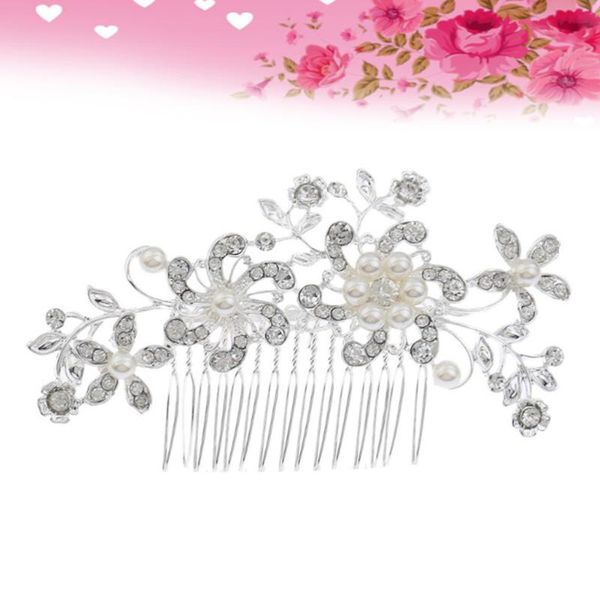 rhinestone wedding bridal hair comb pearl flower hair jewelry crystal headpiece(pattern 1, Golden;silver
rhinestone wedding bridal hair comb pearl flower hair jewelry crystal headpiece(pattern 1, Golden;silver