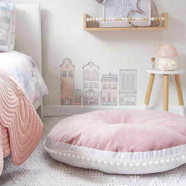 90cm round cushion pad home decor seat cushion kids pillow stuffed thick cotton play pad crwaling mat carpet floor rug baby room aa220314
90cm round cushion pad home decor seat cushion kids pillow stuffed thick cotton play pad crwaling mat carpet floor rug baby room aa220314