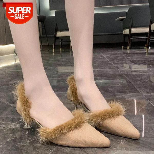 lucyever faux fur pointed toe pumps women shoes fashion metal stiletto heels spring shoes woman shallow single ladies #x22r, Black
lucyever faux fur pointed toe pumps women shoes fashion metal stiletto heels spring shoes woman shallow single ladies #x22r, Black