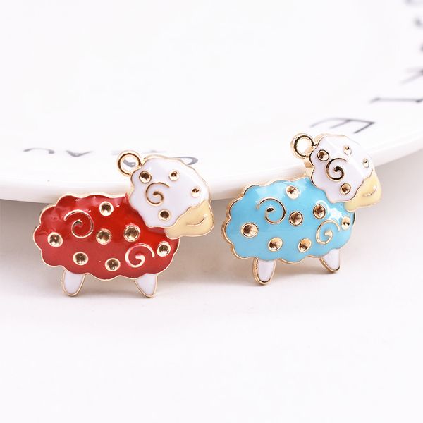 100pcs enamel sheep charms gold tone pendant for women handbag decor necklace diy alloy finding bracelet keyring accessory, Bronze;silver
100pcs enamel sheep charms gold tone pendant for women handbag decor necklace diy alloy finding bracelet keyring accessory, Bronze;silver