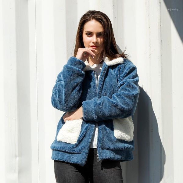 simple spliced warm winter faux fur coat women fashion streetwear large sizes short coat female casual winter autumn outerwear1, Black
simple spliced warm winter faux fur coat women fashion streetwear large sizes short coat female casual winter autumn outerwear1, Black