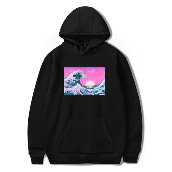 male the great wave off vaporwave color glitch print hoodies men hip hop fashion japanese harajuku retro men's sweatshirt, Black
male the great wave off vaporwave color glitch print hoodies men hip hop fashion japanese harajuku retro men's sweatshirt, Black