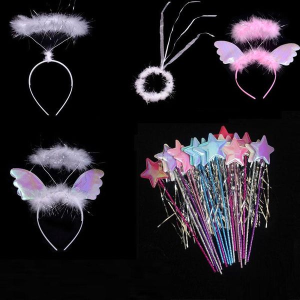 hair accessories angel halo head wear star headband magic sticks wand wedding stage show party gift halloween kids princess girls christmas, Slivery;white
hair accessories angel halo head wear star headband magic sticks wand wedding stage show party gift halloween kids princess girls christmas, Slivery;white